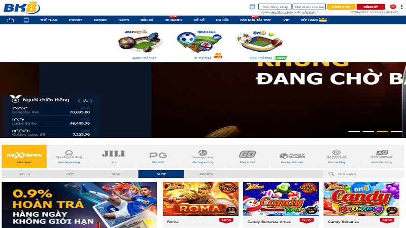 Top Casino Slot Sites（trang web máy đánh bạc hot）－BK8