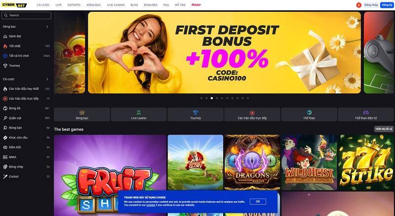 2023 web chính thức đề xuất TOP 10 Rồng Hổ Casino