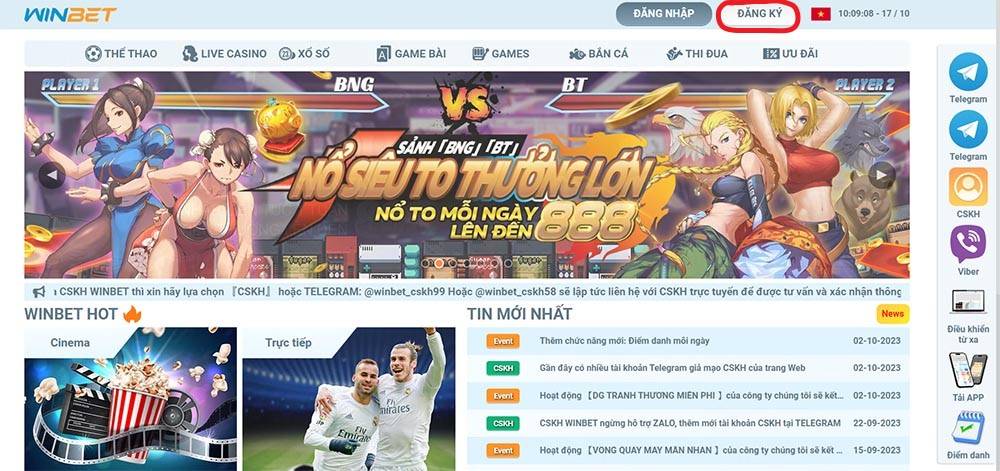 Chơi xóc địa tại Winbet：Hướng dẫn đăng kí trực tuyến